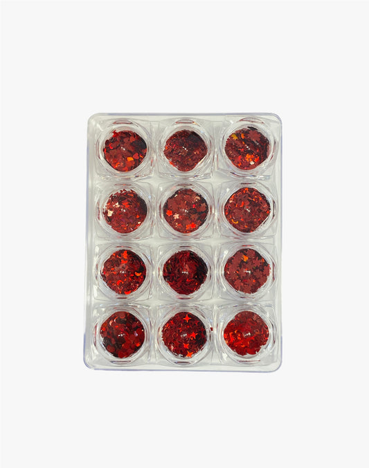 Decals Mix Designs red color - #SKND004 - Premier Nail Supply