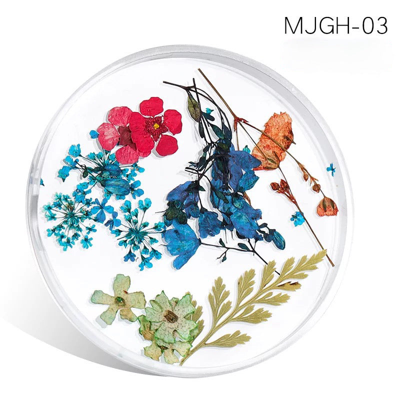 Dried Natural Flowers Mix  Different Color - MJGH203 - Premier Nail Supply