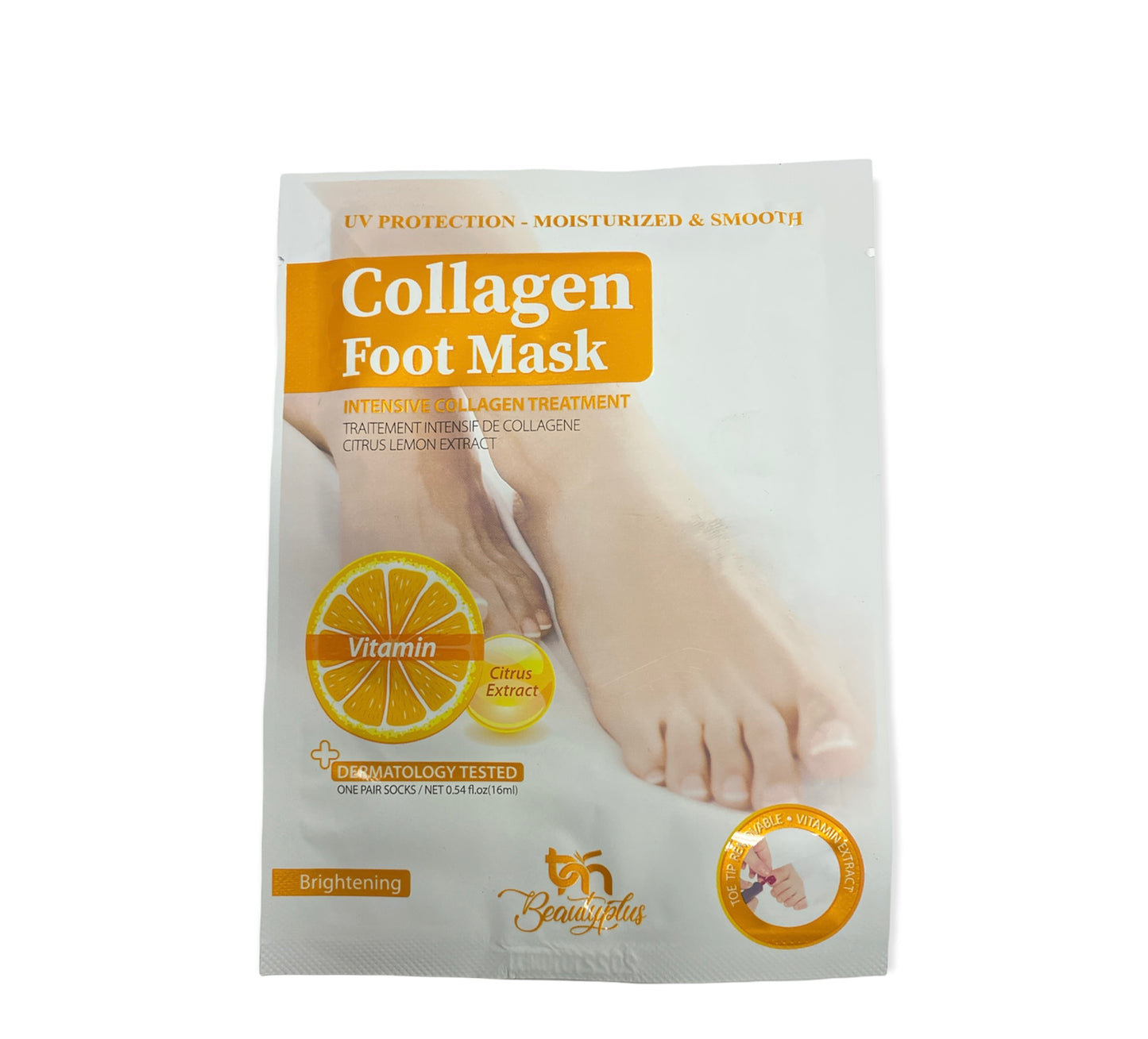 Tm Collagen Foot Mask 1 pair Stock Vitamin - Premier Nail Supply