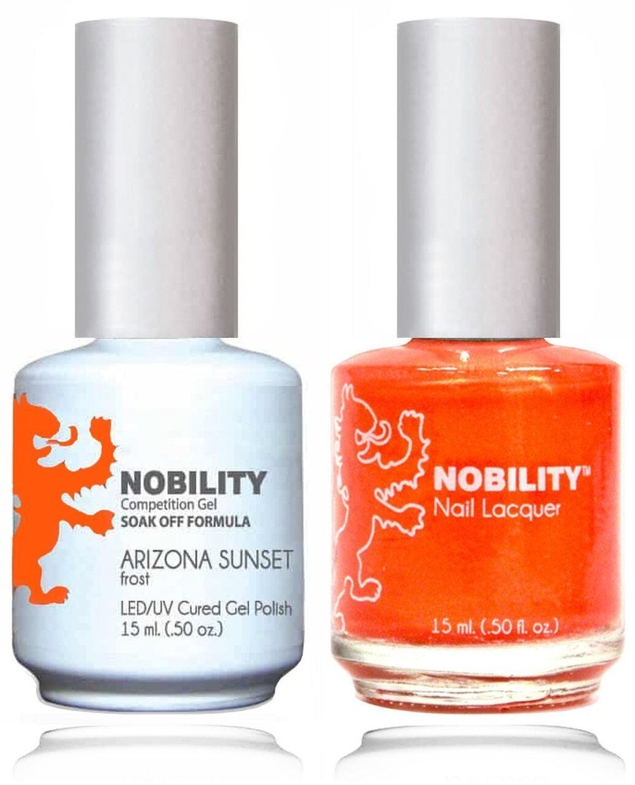 Lechat Nobility Gel Polish & Nail Lacquer - Arizona Sunset 0.5 oz - #NBCS097 - Premier Nail Supply