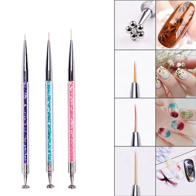 Cat Eye Magnetic & Nail Art Brush 9 mm Purple - #BCE09 - Premier Nail Supply