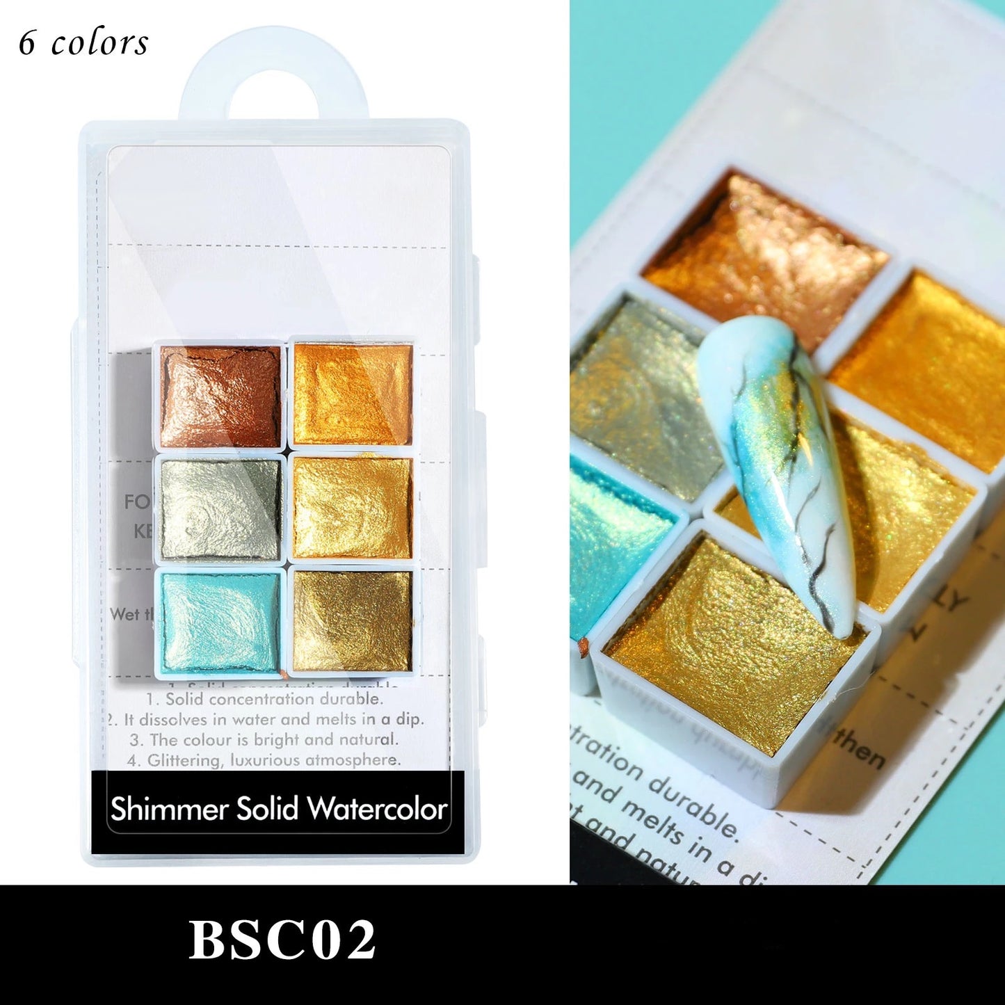 Shimmer Solid WaterColor Autumn Whispers Set BSC02 -#74518 - Premier Nail Supply