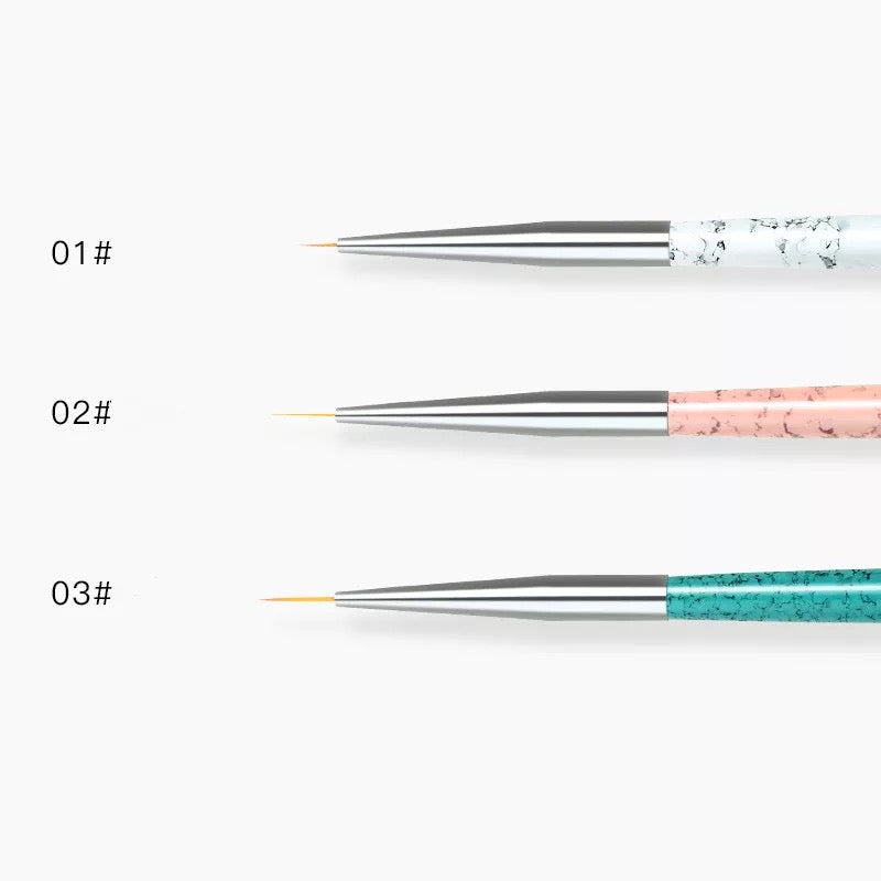Details Art Brush 3pcs set - Premier Nail Supply