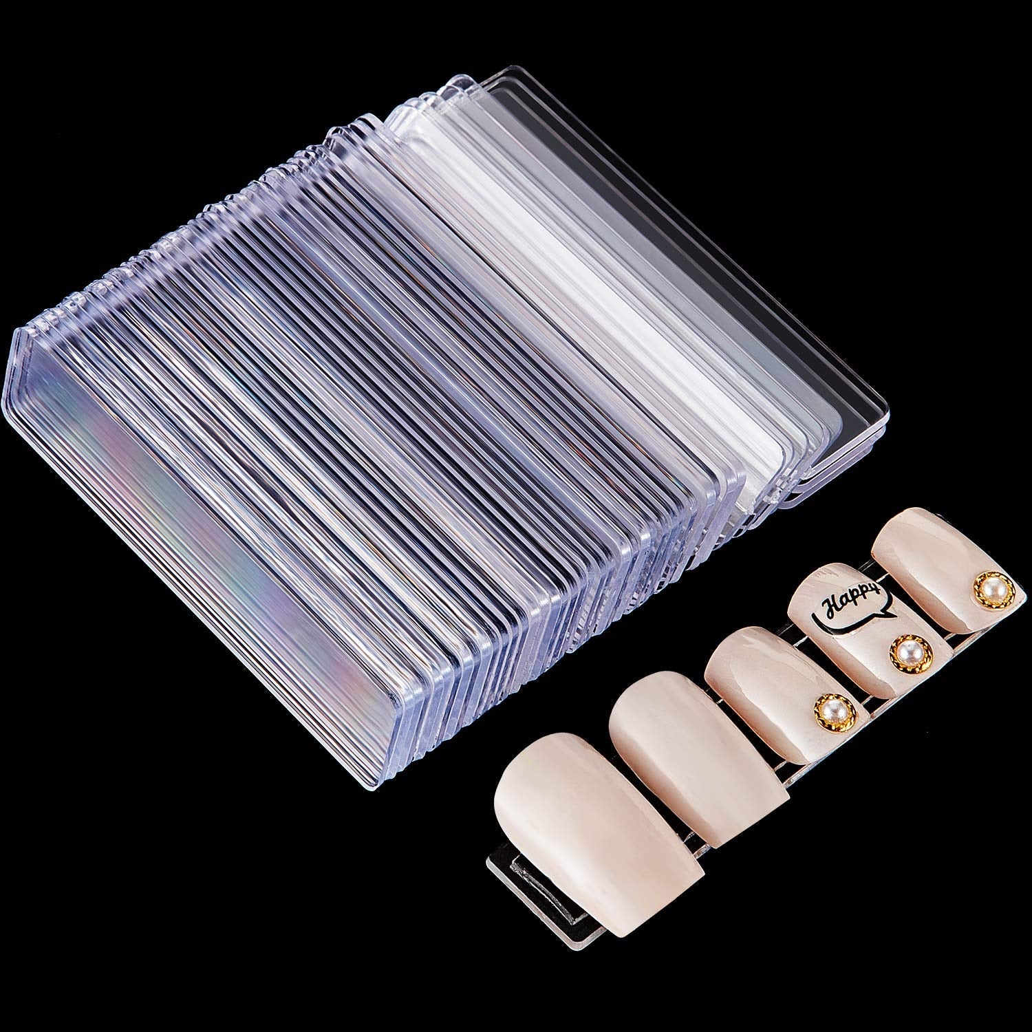 Transparent Nail Hold Nail Art 10pcs - Premier Nail Supply