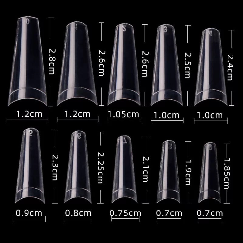 Morgan Coffin Tip 500 pcs - Premier Nail Supply