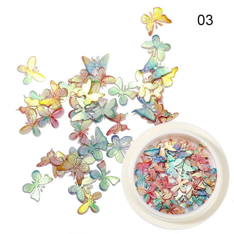 3D Mini Butterfly Flower - #ZP087 - Premier Nail Supply