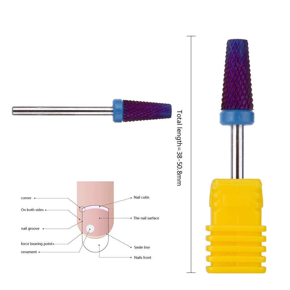 Drill bit Umbrella - 3/32 Gold C - TLR - Premier Nail Supply