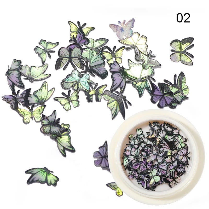 3D Mini Butterfly Flower - #ZP087 - Premier Nail Supply