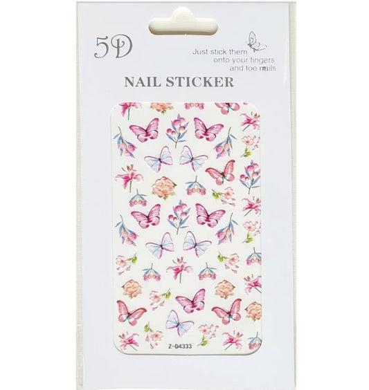 Beautiful Spring Butterfly 5D - ZD4333 - Premier Nail Supply