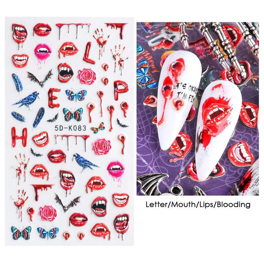Bloody Lips 5D- K083 - Premier Nail Supply