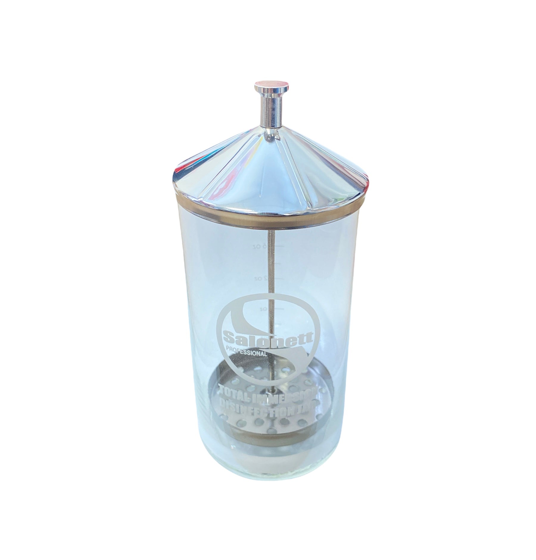 Salonett total Immersion Disinfection Jar Medium - #46966 - Premier Nail Supply