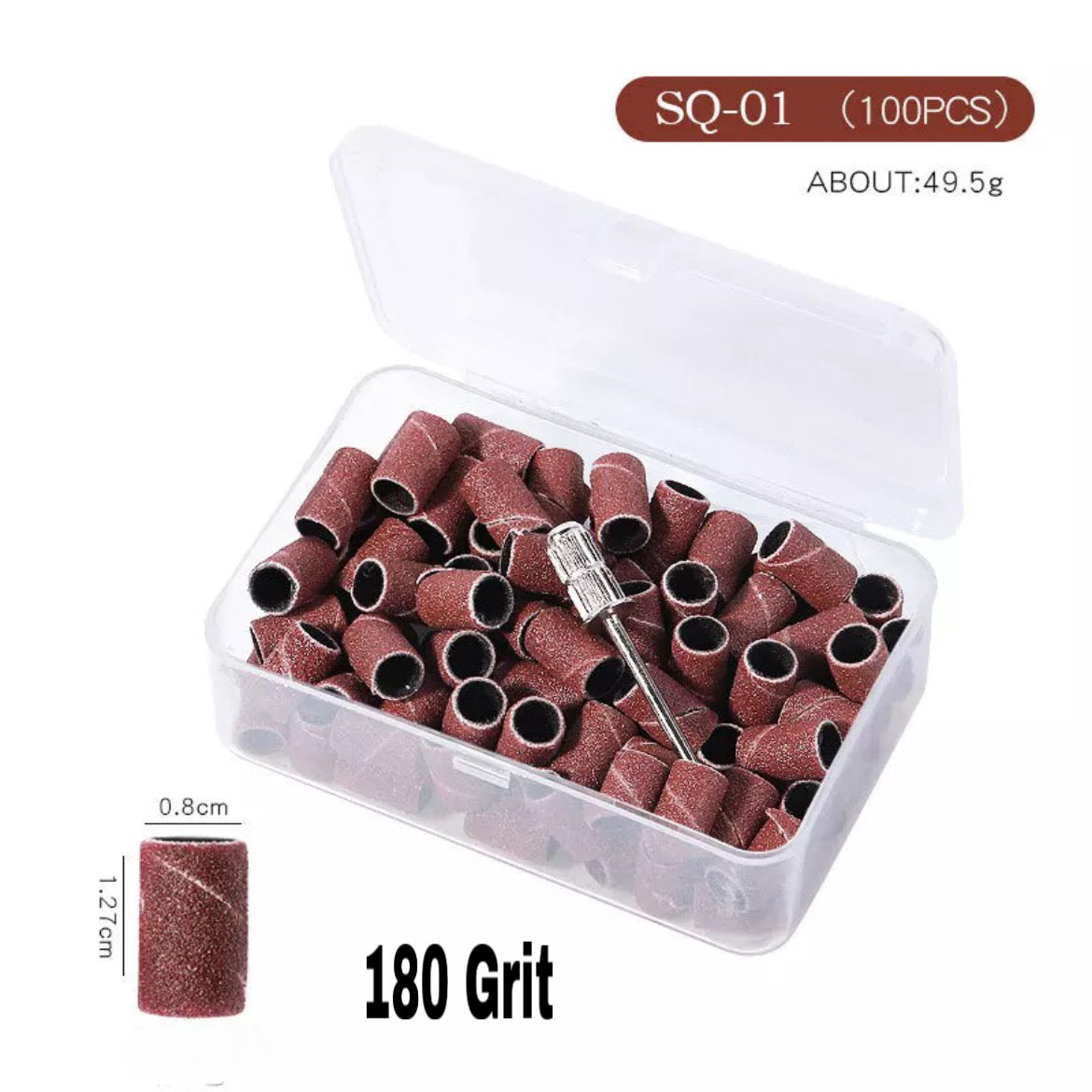 Pro Sand Band 180 Grit / SQ01 - Premier Nail Supply