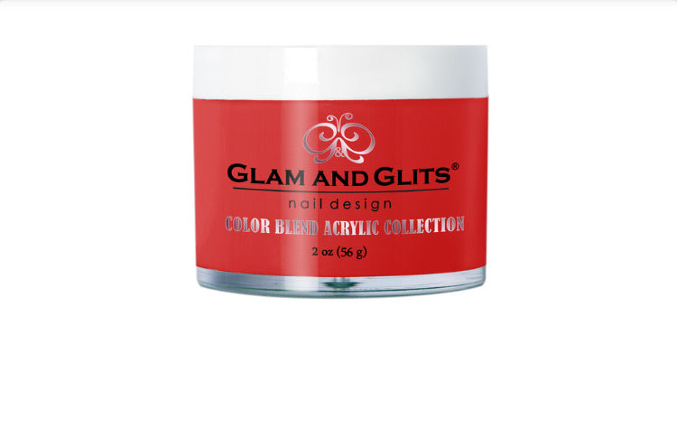Glam & Glits Acrylic Powder Blend Color - Pucker Up 2 oz - BL3119 - Premier Nail Supply