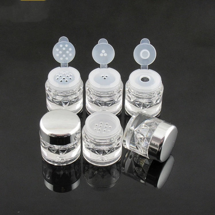 Empty Plastic Jar For Nail Powder - KP19 - Premier Nail Supply