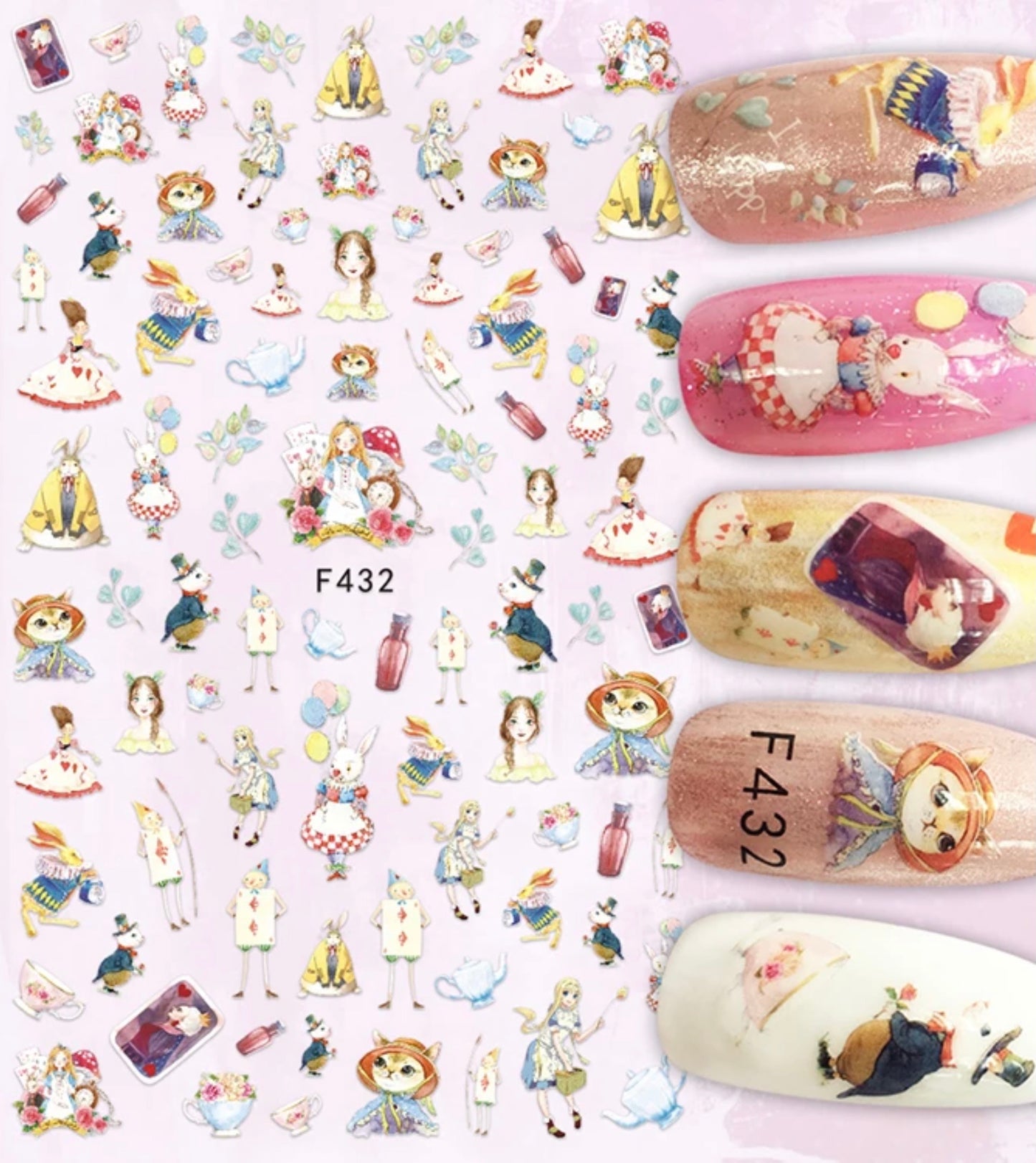 Alice & Rabbit - F432 - Premier Nail Supply