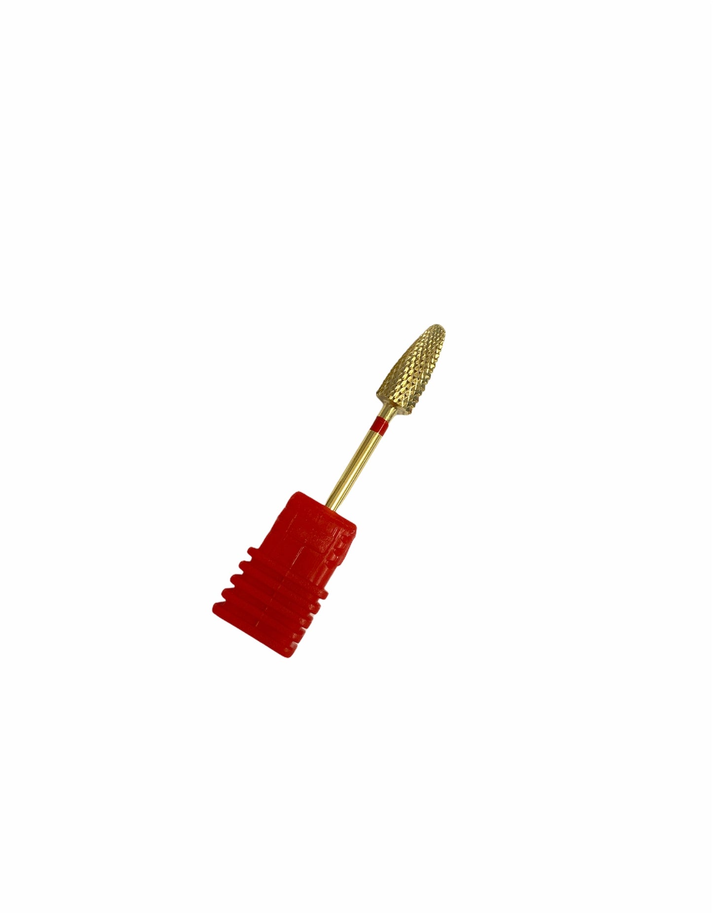Drill Bit 3/32 Flame L - Fine Gold - Premier Nail Supply