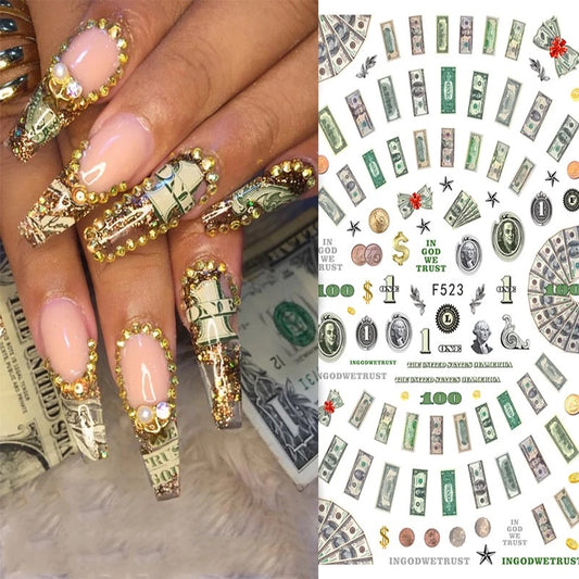 In God We Trust đź’µ- F523 - Premier Nail Supply