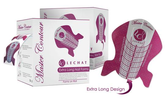 LeChat Master Contour Extra Long Nail Form - #PTMCF2 - Premier Nail Supply