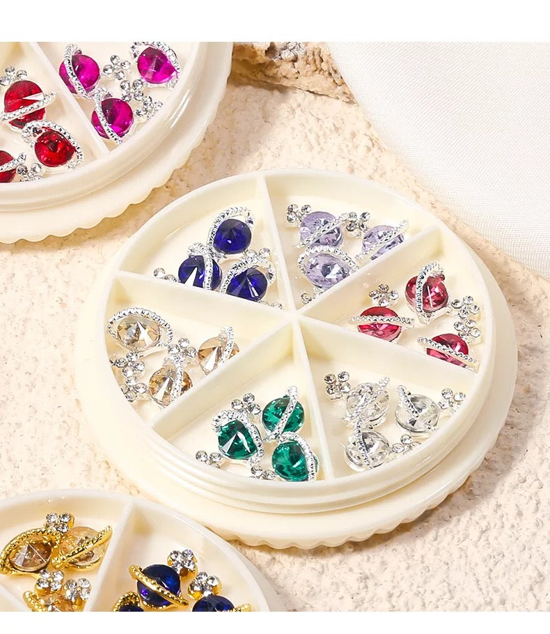 Planet 3D Rhinestone Nail Charm - Premier Nail Supply