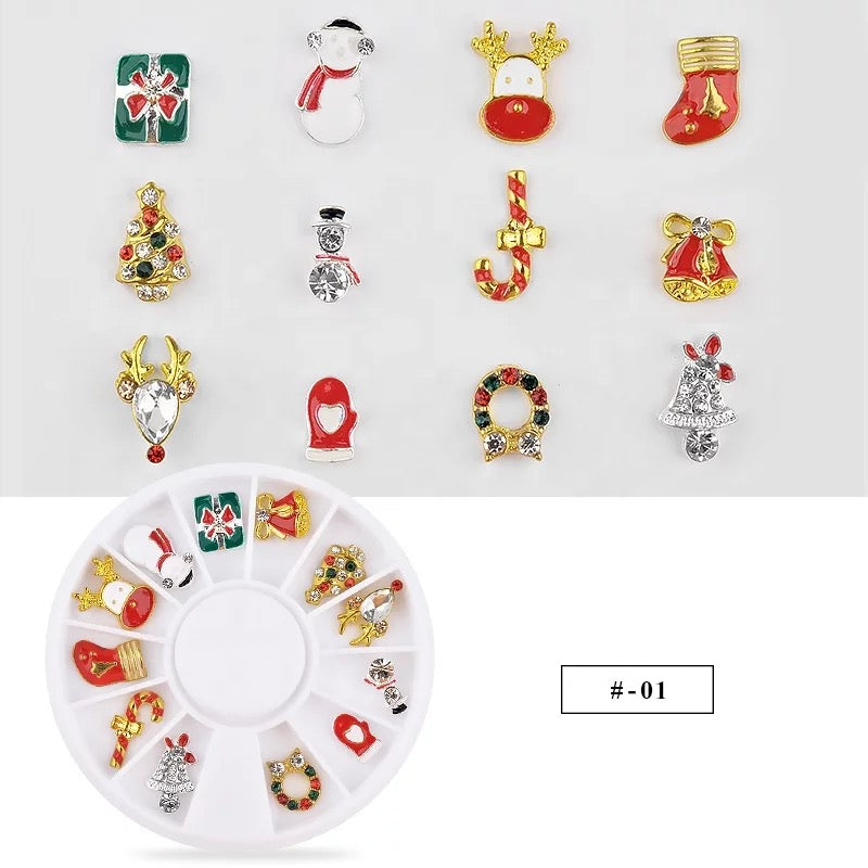 3D Christmas Nail Art Diamond Rhinestone #1 - Premier Nail Supply