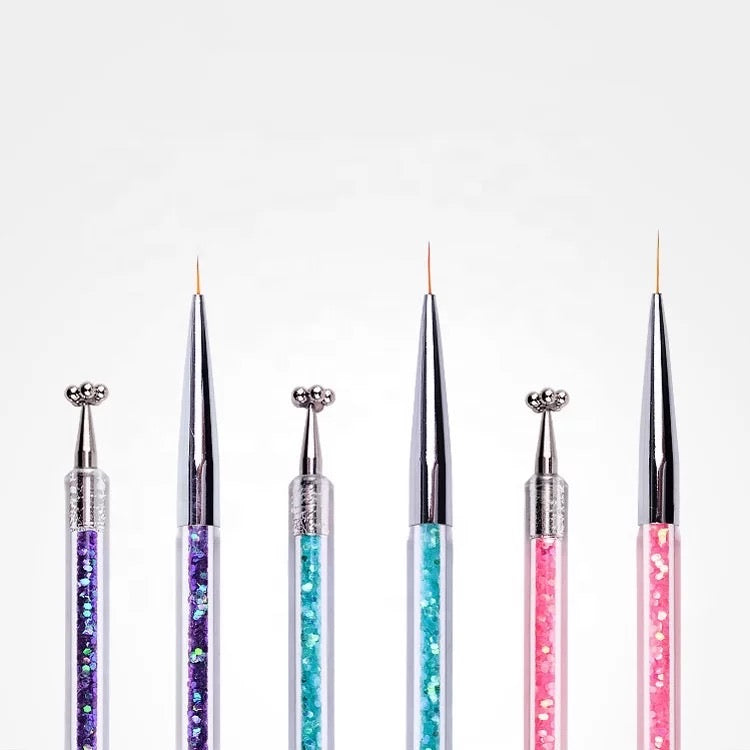 Cat Eye Magnetic & Nail Art Brush 9 mm Purple - #BCE09 - Premier Nail Supply