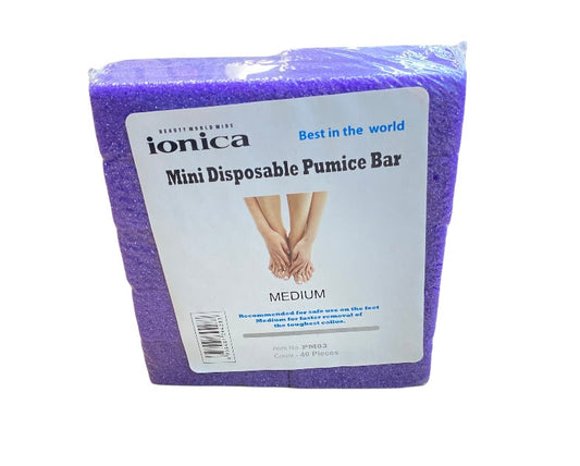 Mini Disposable Pumice Bar  Medium 400 pcs/box - Premier Nail Supply