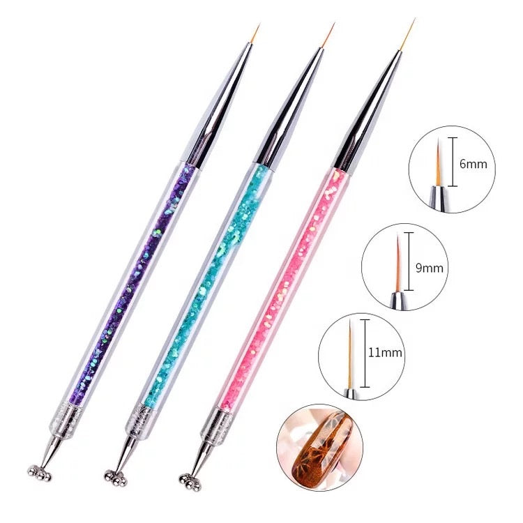 Cat Eye Magnetic & Nail Art Brush 9 mm Purple - #BCE09 - Premier Nail Supply
