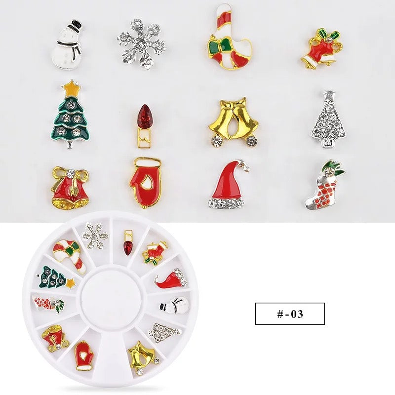 3D Christmas Nail Art Diamond Rhinestone #3 - Premier Nail Supply
