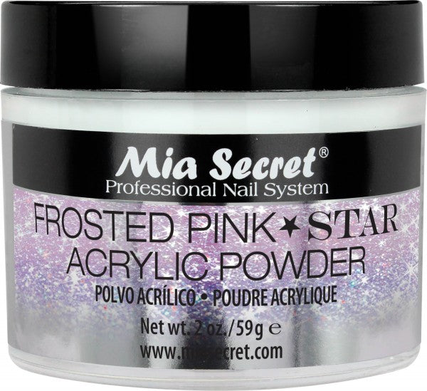 Mia Secret - Frosted Stars Acrylic Powder 2OZ - #PL430FP-STAR - Premier Nail Supply