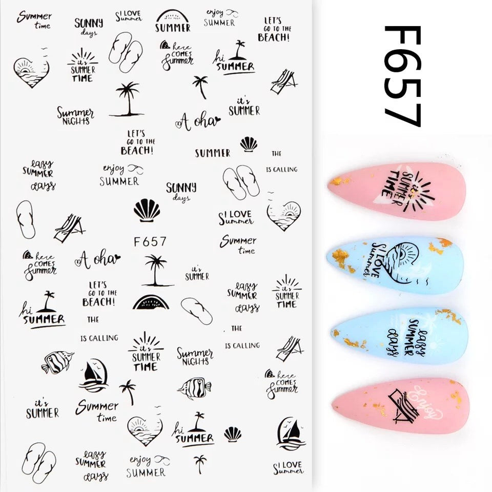 I Love Summer F657 - Premier Nail Supply