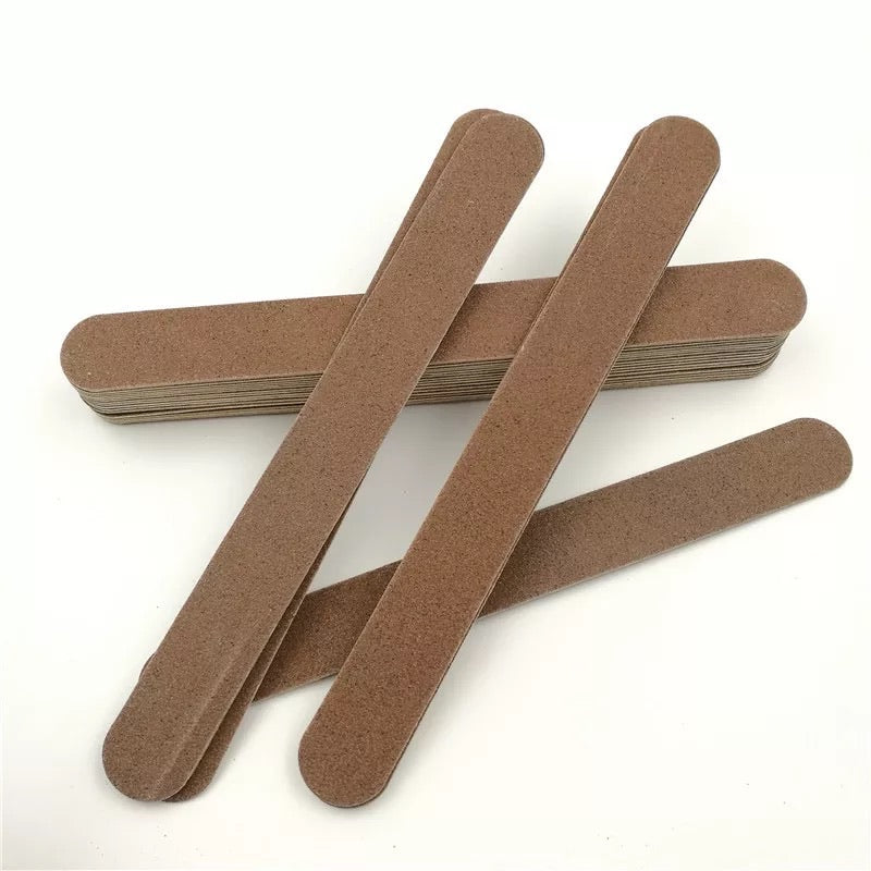 Nail File Mini 100/100 Brown 50 pc/Pack #F185 - Premier Nail Supply