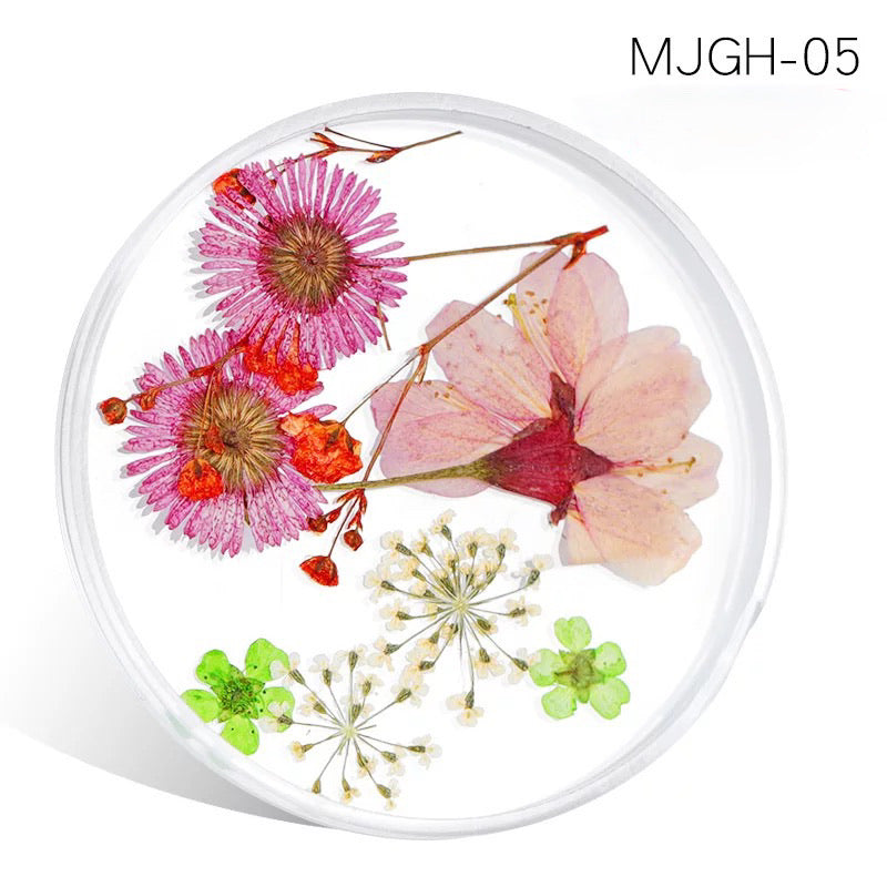 Dried Natural Flowers Mix  Different Color - MJGH205 - Premier Nail Supply