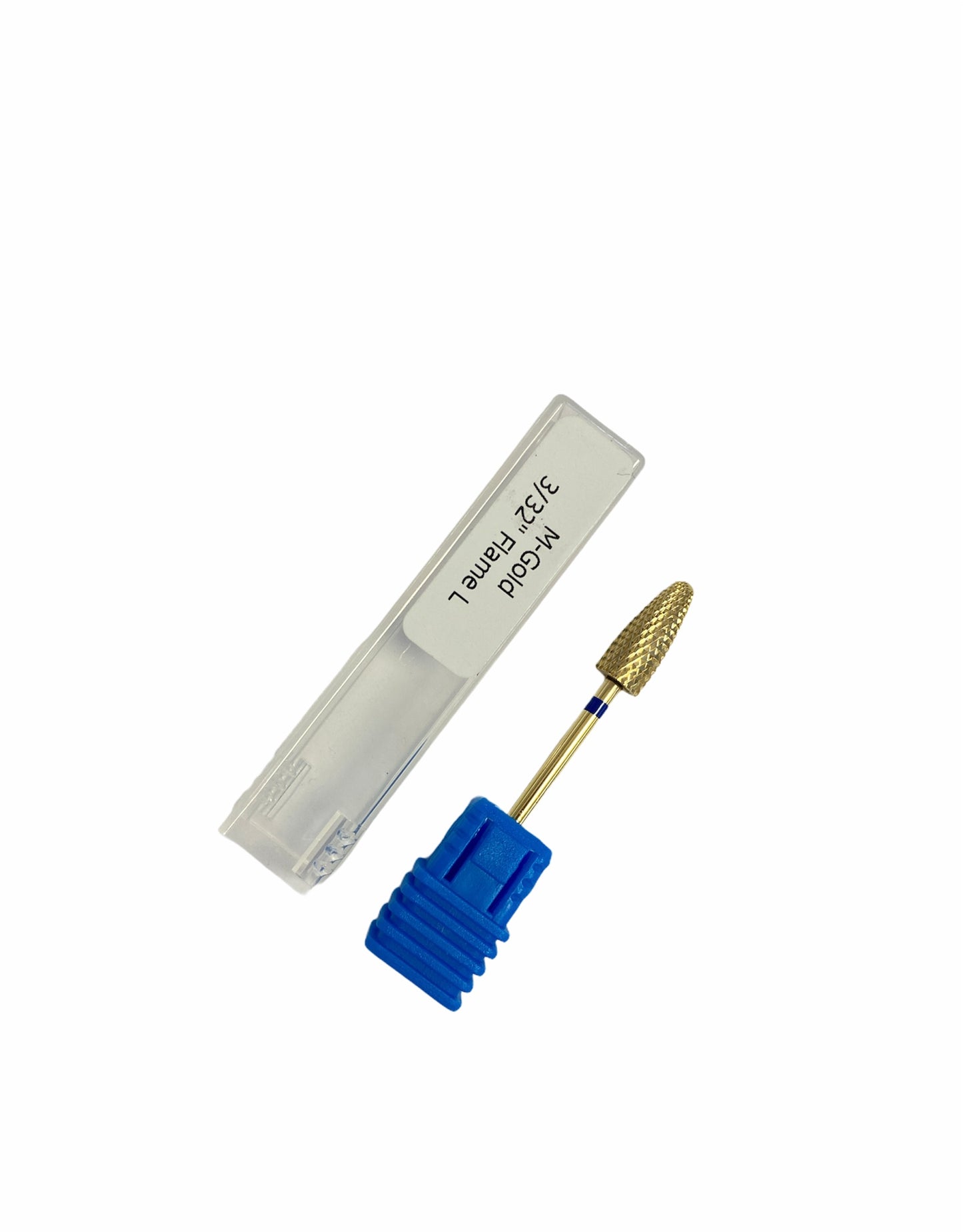Drill Bit 3/32 Flame L - Medium Gold - Premier Nail Supply