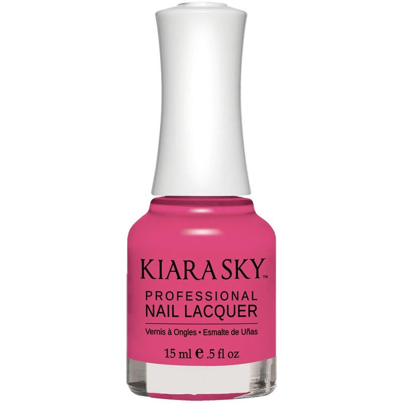 Kiara Sky Nail Lacquer - Back To The Fuchsia 0.5 oz - #N453 - Premier Nail Supply