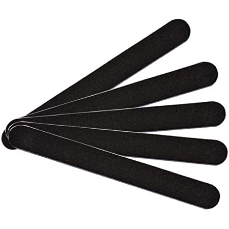 B20 - Nail Files Round Black 100/180 - #50010 - Premier Nail Supply 