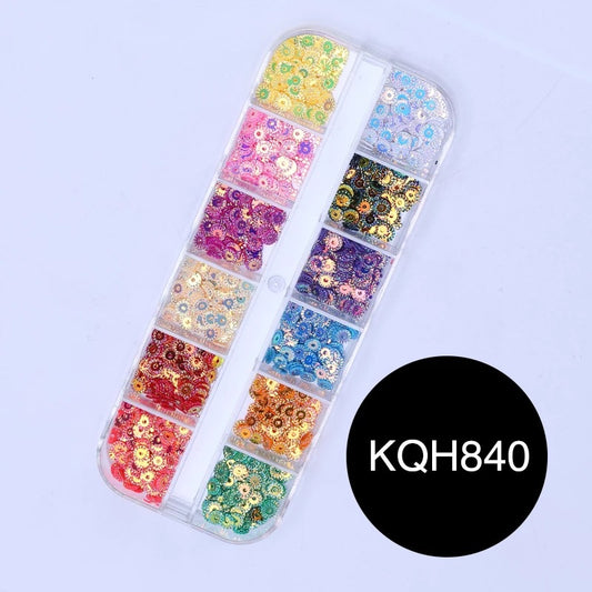 Mix Colors Sequin KQH840 - Premier Nail Supply