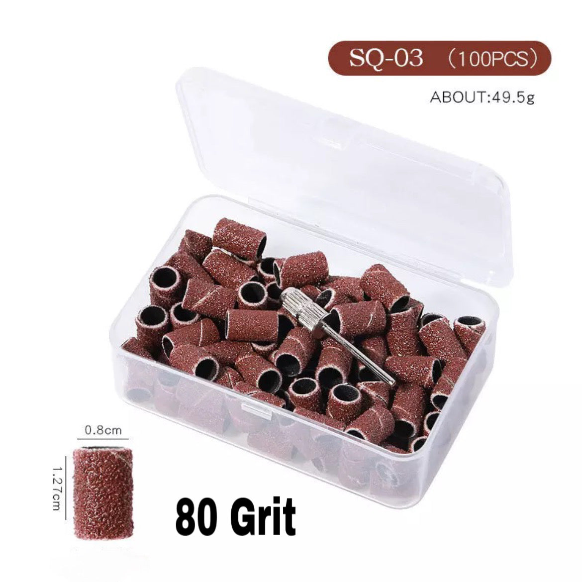 Pro Sand Band 80Grit / SQ03 - Premier Nail Supply