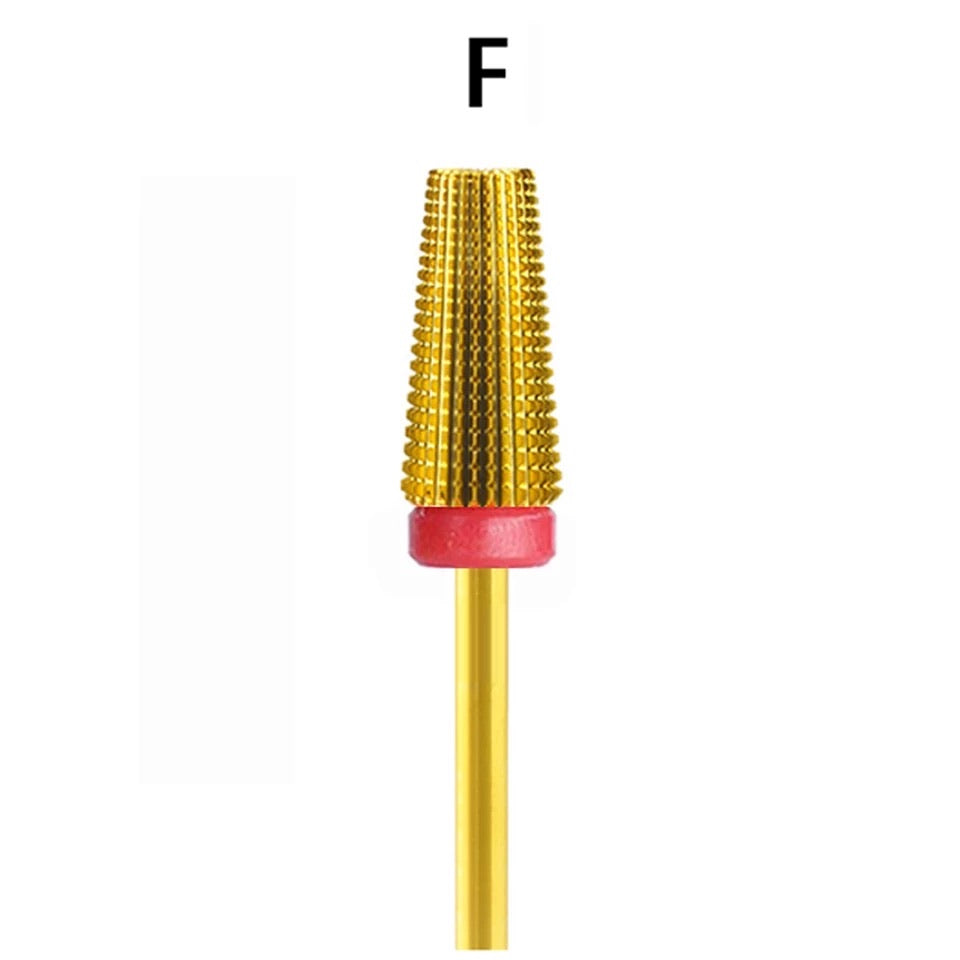 Drill bit Umbrella 3/32 Gold F - TLR - Premier Nail Supply