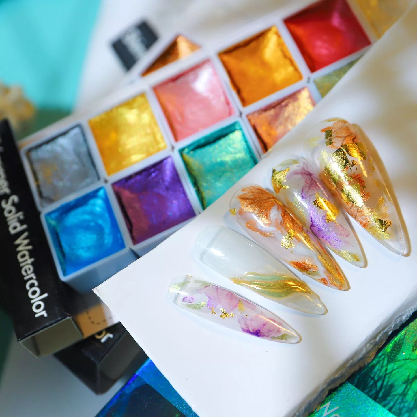 Shimmer Solid Watercolor Galaxy BSC04 -#81846 - Premier Nail Supply