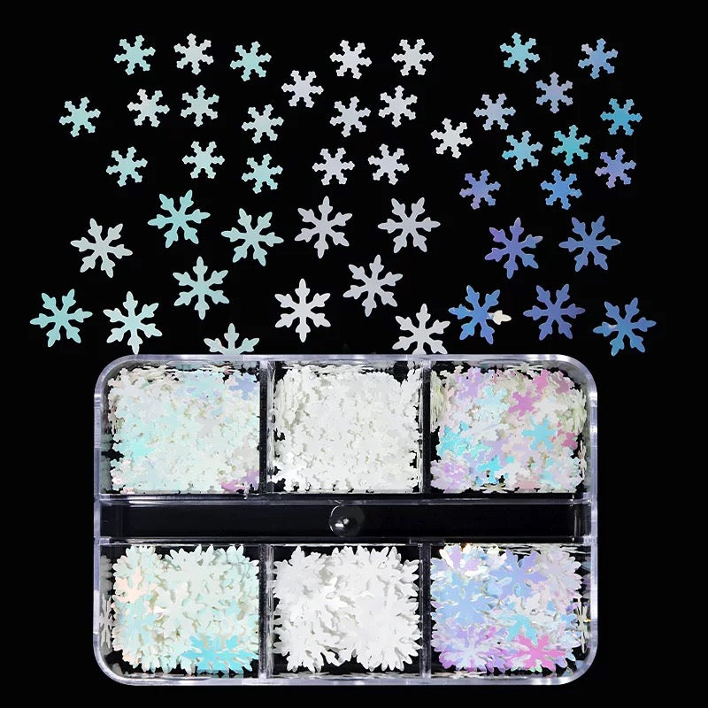 White Snow Flakes #35158 - Premier Nail Supply