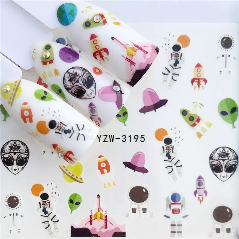 Space & Alien - YZW3195 - Premier Nail Supply