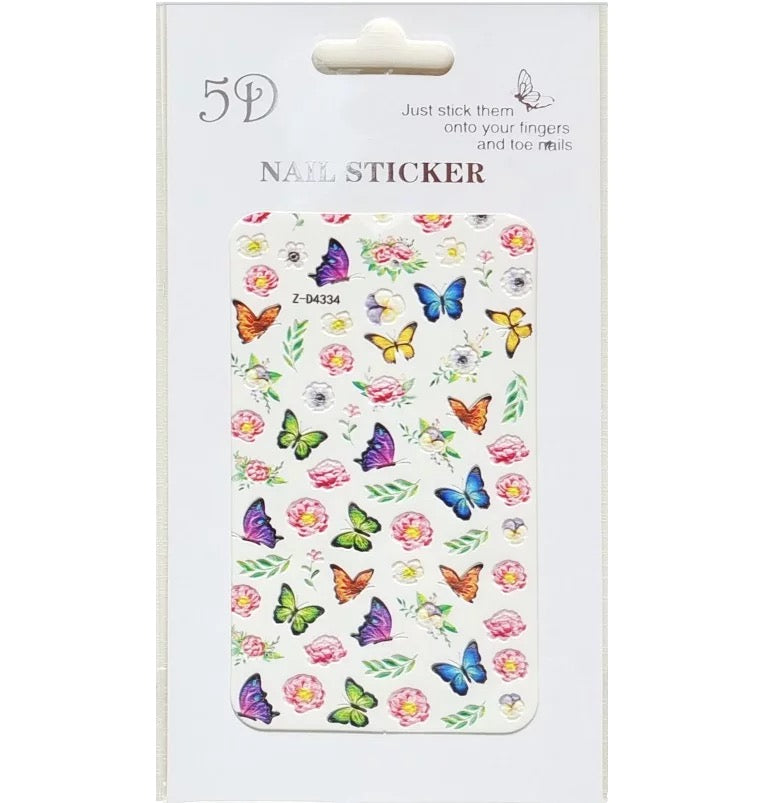 Daisy with Butterfly’s 5D - ZD4334 - Premier Nail Supply