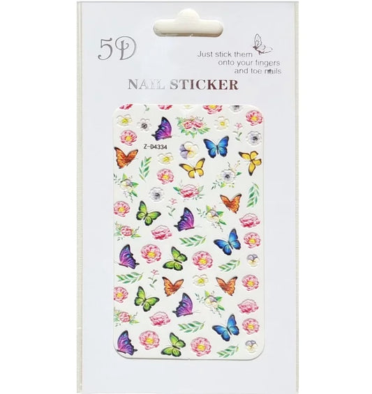 Daisy with Butterfly’s 5D - ZD4334 - Premier Nail Supply