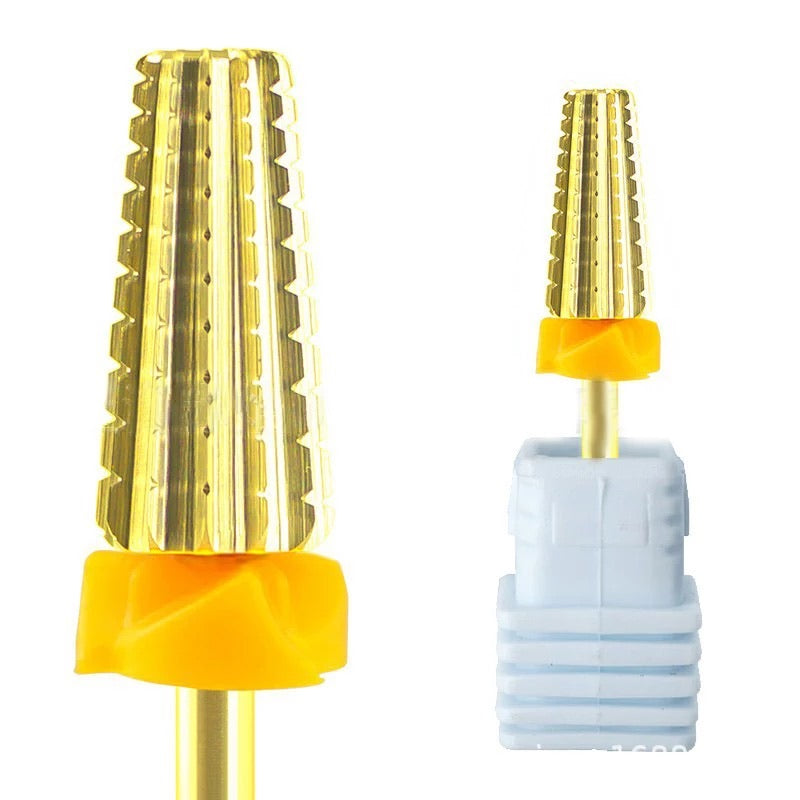 Drill bit Umbrella 5IN1 - 3/32 Gold XXC - TLR - Premier Nail Supply