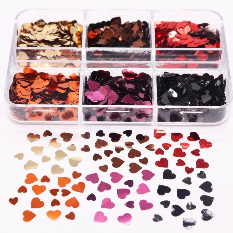 Black Heart Mix Colors #40566 - Premier Nail Supply