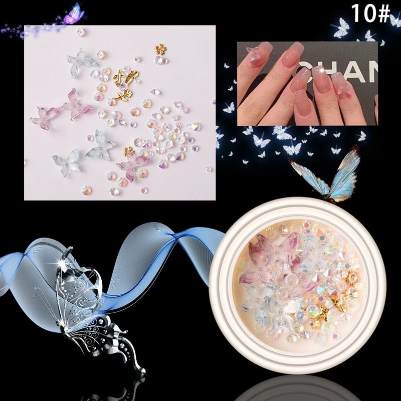 3D Butterfly Nail Design 10 - Premier Nail Supply