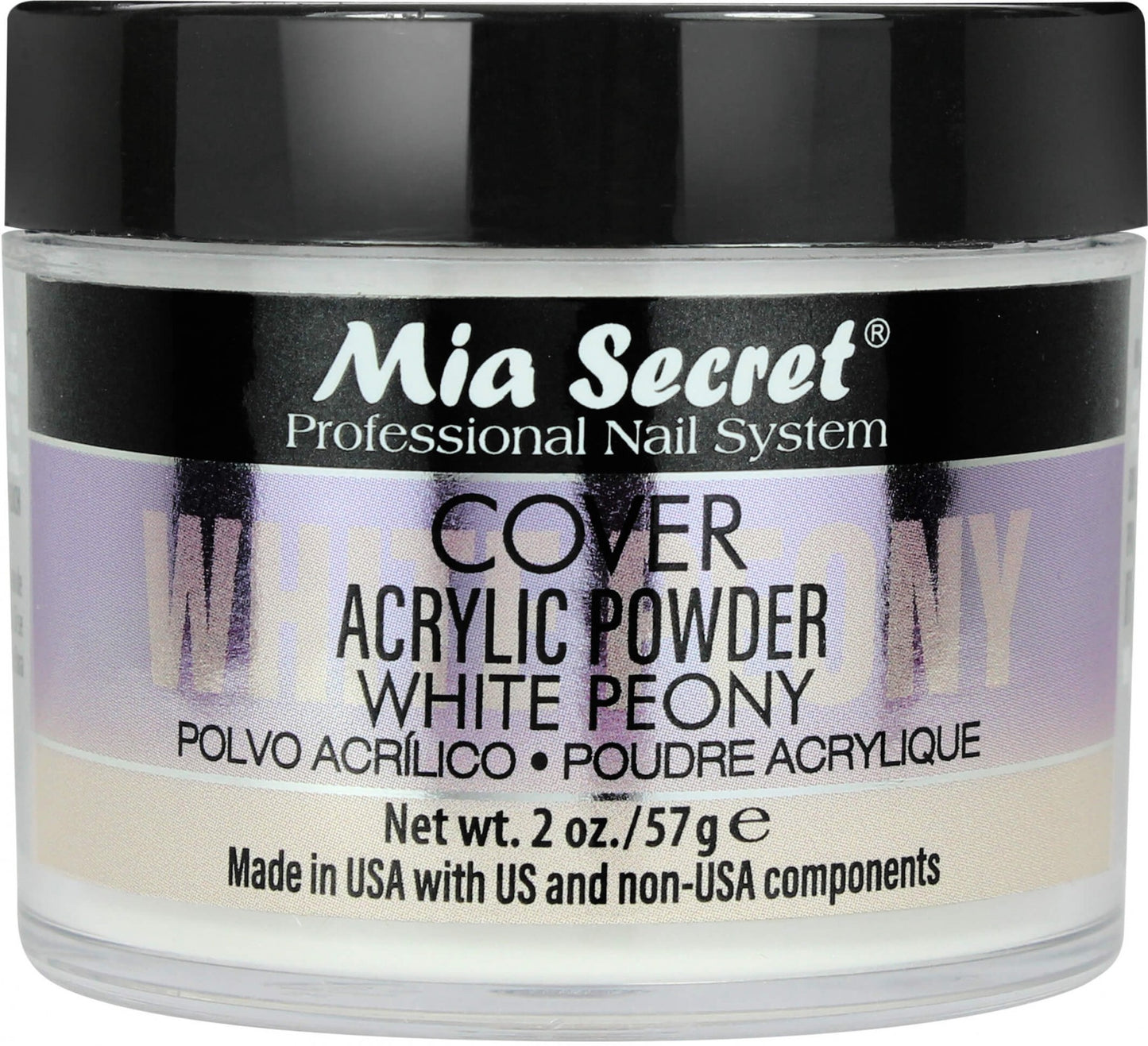 Mia Secret - Cover White Peony Powder 2oz- #PL430-NY - Premier Nail Supply