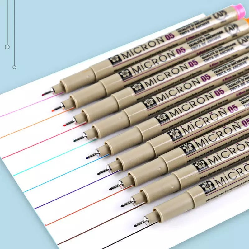 SAKURA Pigma Micron PN Pen Black Nail Design - Premier Nail Supply