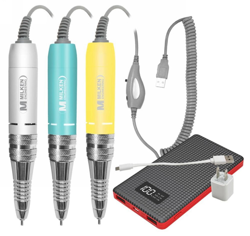Milken ND770 F UBS PowerBank Portable Nail Drill 25000 RMP - Premier Nail Supply