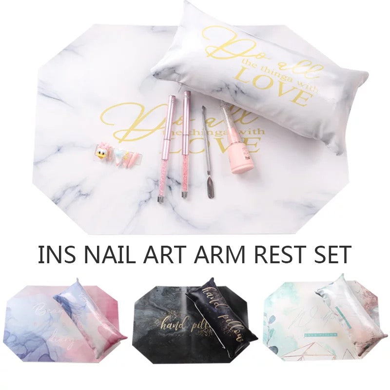 Cushion Mable Arm Rest with matching Pad - Premier Nail Supply